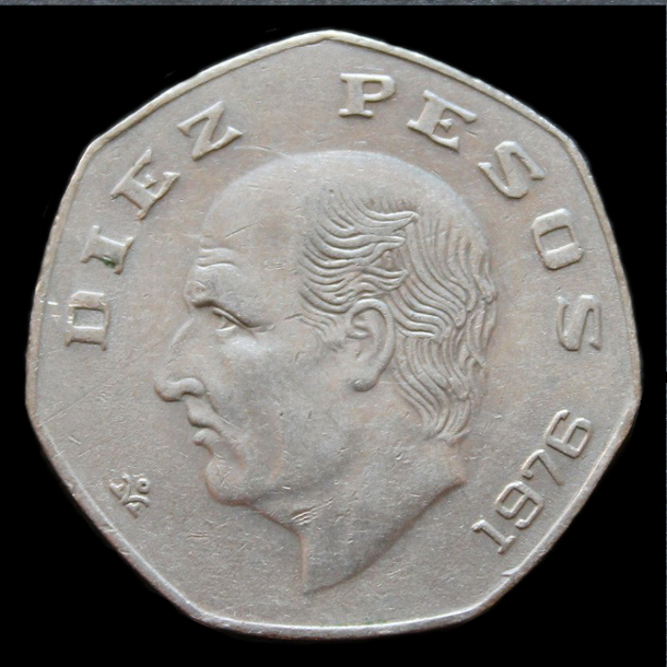 10 Pesos mexicano