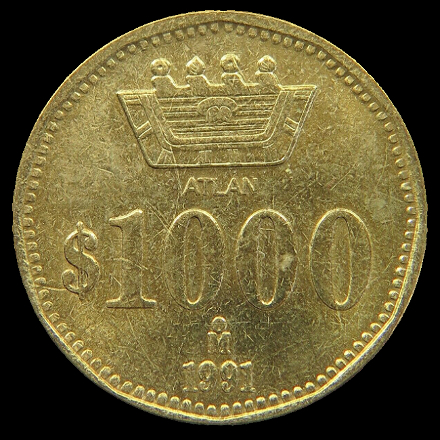 1000 Pesos mexicano