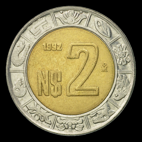 2 Pesos mexicano