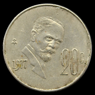 20 Centavos de peso mexicano