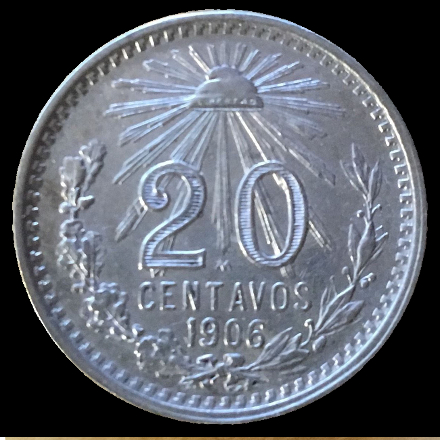 20 Centavos de peso mexicano