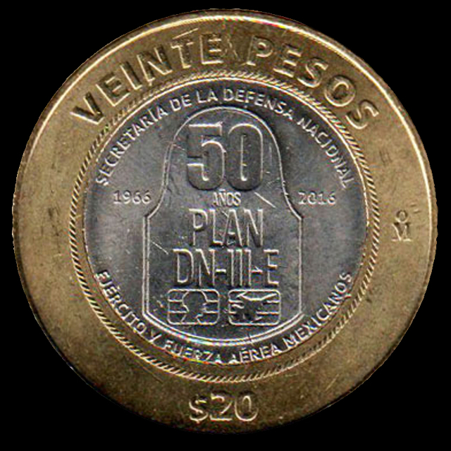 20 pesos mexicano