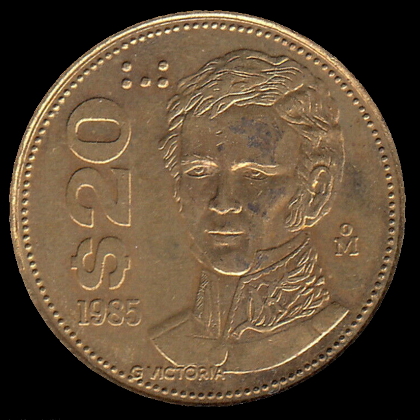 20 Pesos mexicano