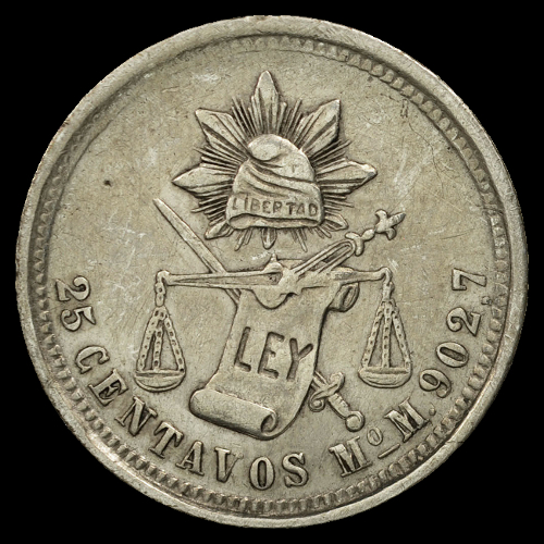 25 Centavos de peso mexicano