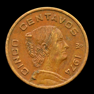 5 Centavos de peso mexicano