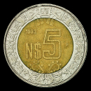 5 Pesos mexicano
