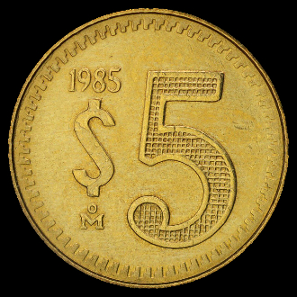 5 Pesos mexicano