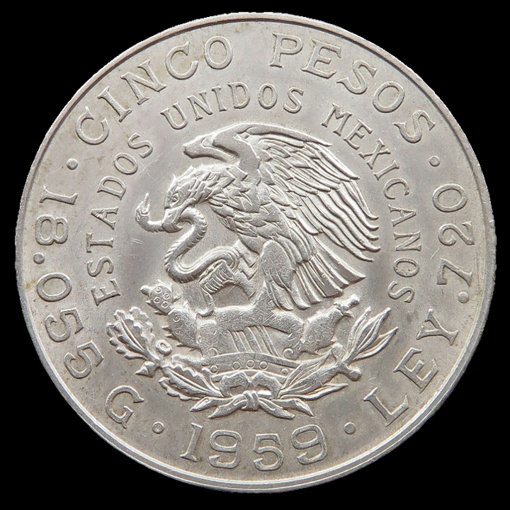 5 Pesos mexicano