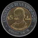 5 Pesos mexicano