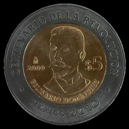 5 Pesos mexicano