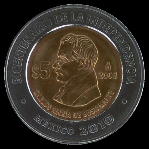 5 Pesos mexicano