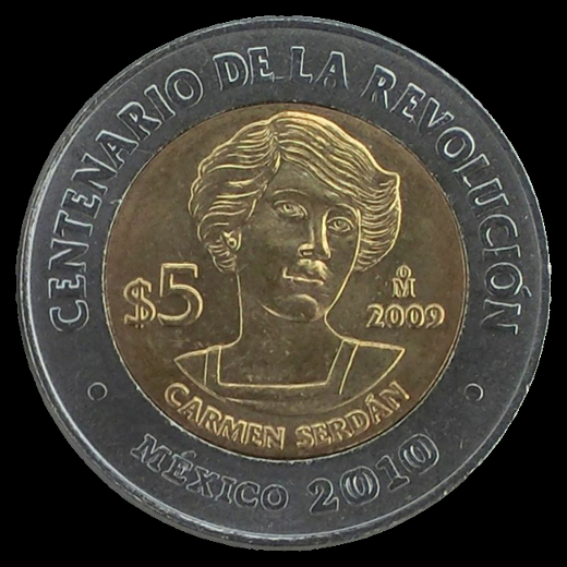 5 Pesos mexicano