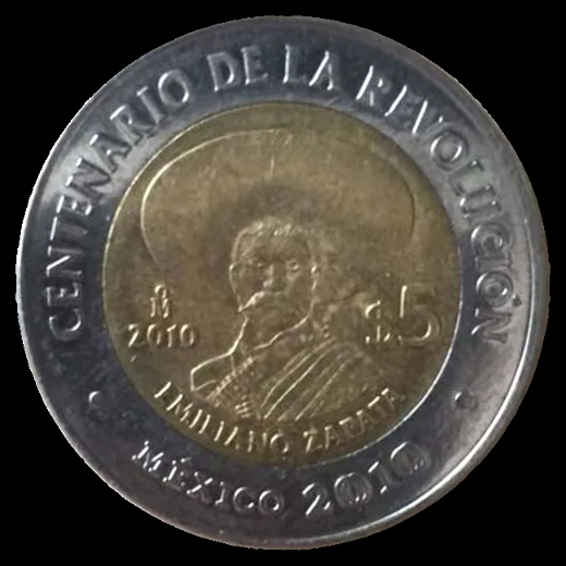 5 Pesos mexicano