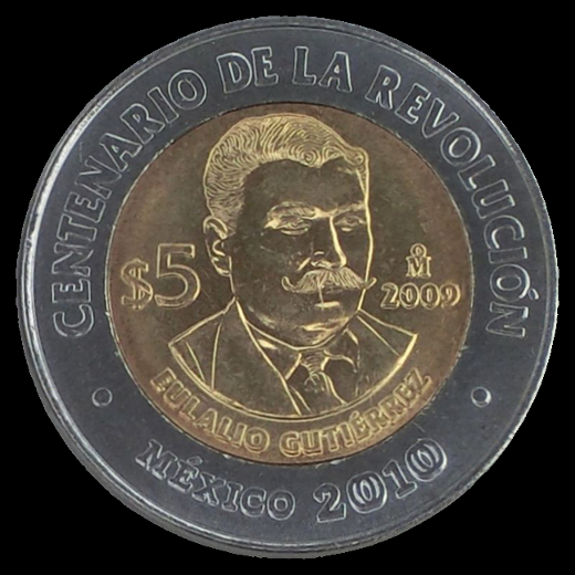 5 Pesos mexicano