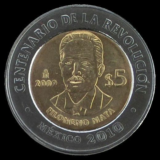 5 Pesos mexicano