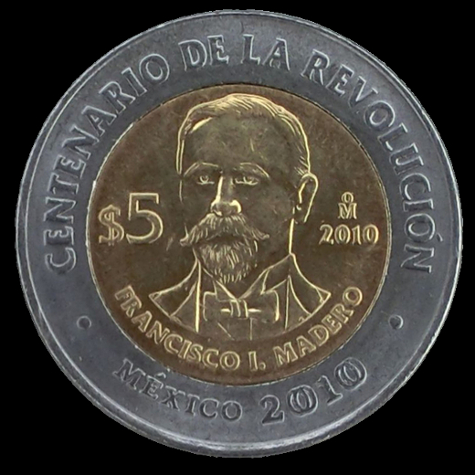 5 Pesos mexicano