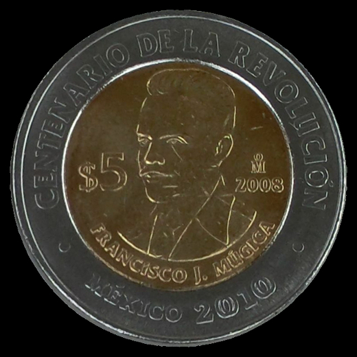 5 Pesos mexicano