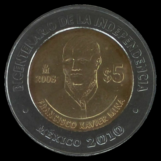 5 Pesos mexicano