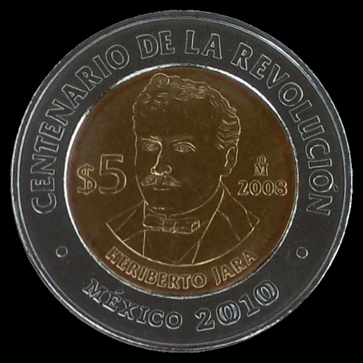 5 Pesos mexicano
