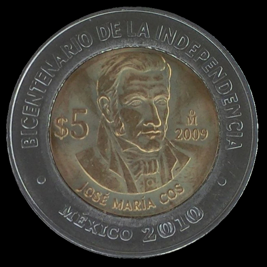 5 Pesos mexicano