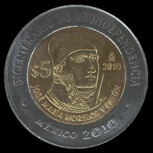 5 Pesos mexicano