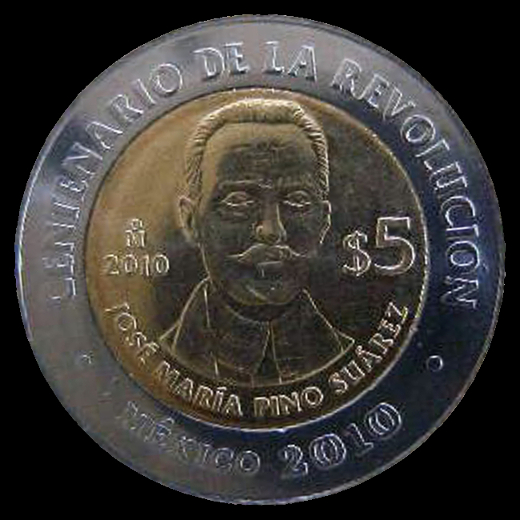 5 Pesos mexicano