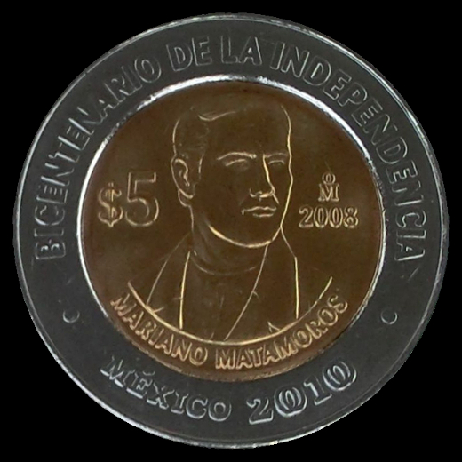 5 Pesos mexicano
