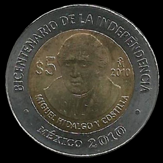 5 Pesos mexicano