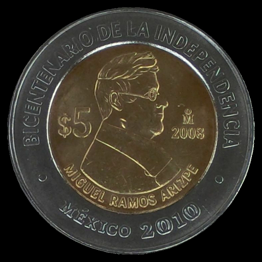 5 Pesos mexicano