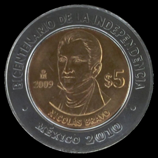 5 Pesos mexicano