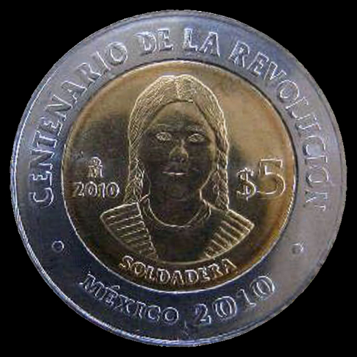 5 Pesos mexicano