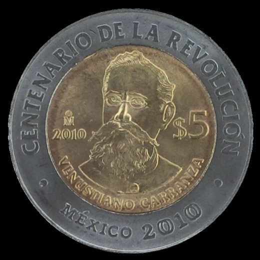 5 Pesos mexicano