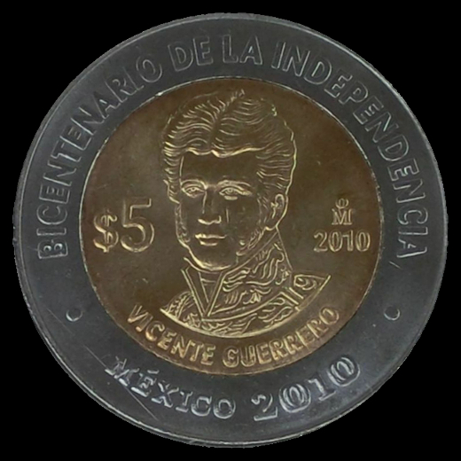 5 Pesos mexicano