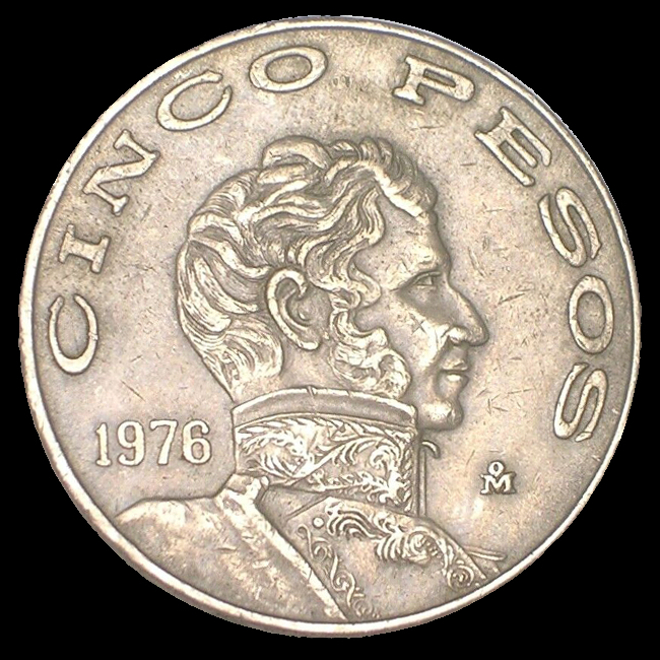5 Pesos mexicano