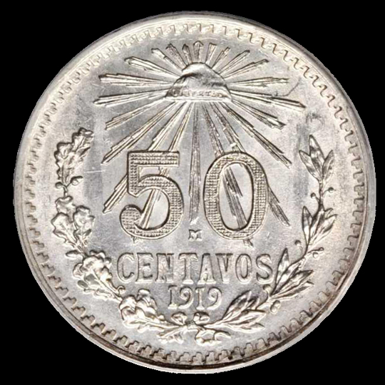 50 Centavos de peso mexicano