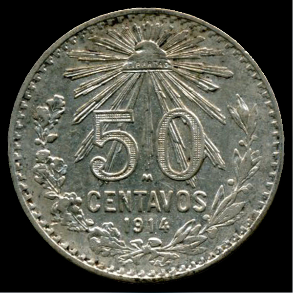 50 Centavos de peso mexicano