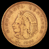 50 Centavos de peso mexicano